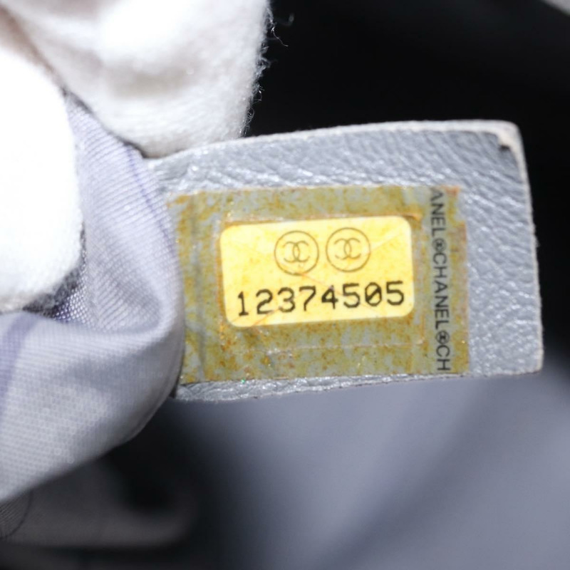 【日本直送】香奈兒 Matelasse 鏈條包 漆皮 2way 紫色 銀色 CC 標誌 Auth 146555V-10