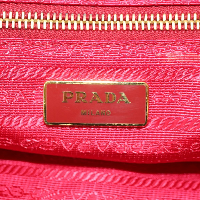 【日本直送】PRADA 雙肩包 尼龍 紅色 金色 正品 158701V-28