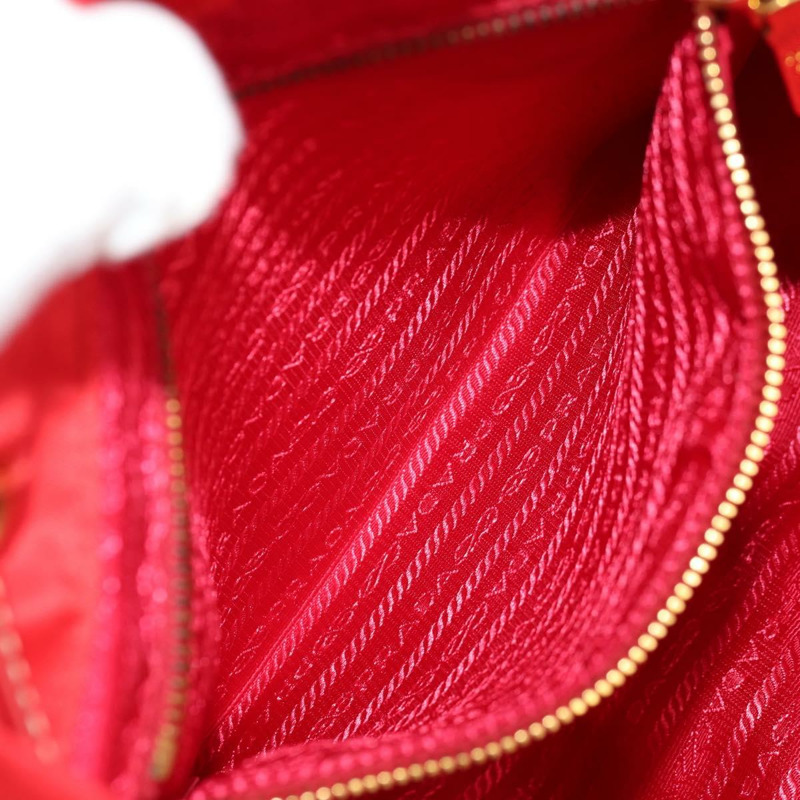 【日本直送】PRADA 雙肩包 尼龍 紅色 金色 正品 158701V-32