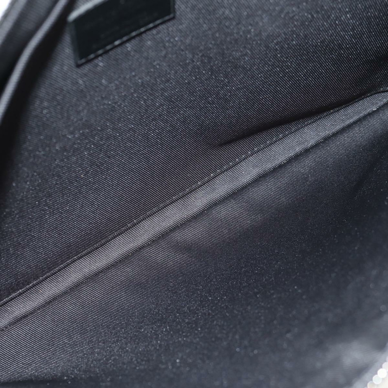 【日本直送】路易威登 Taiga 彩虹鏈條手拿包 A4 黑色 M30347 LV 正品 157880M-9