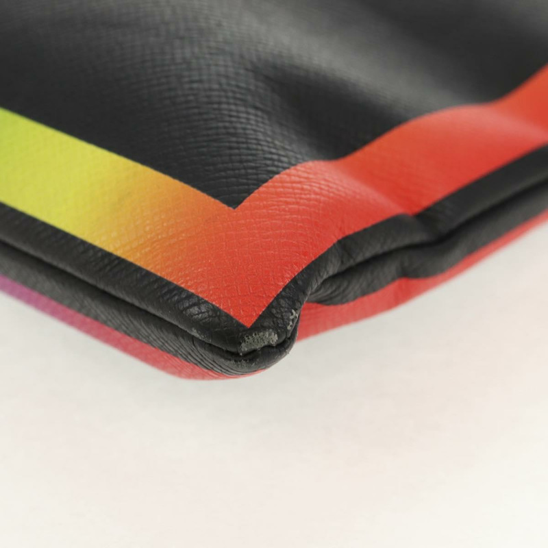 【日本直送】路易威登 Taiga 彩虹鏈條手拿包 A4 黑色 M30347 LV 正品 157880M-13