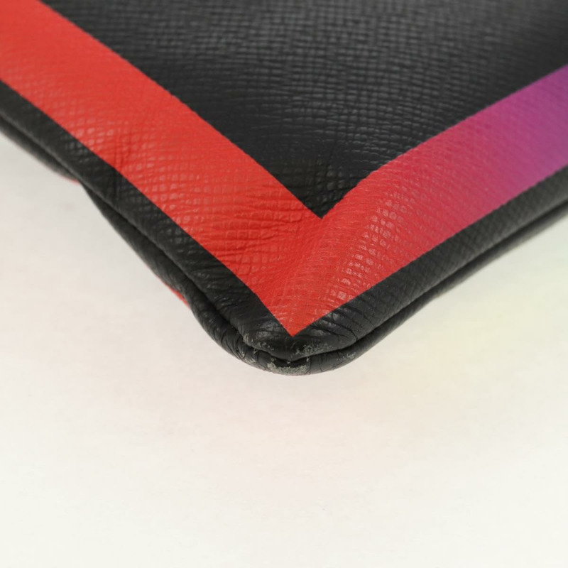 【日本直送】路易威登 Taiga 彩虹鏈條手拿包 A4 黑色 M30347 LV 正品 157880M-14