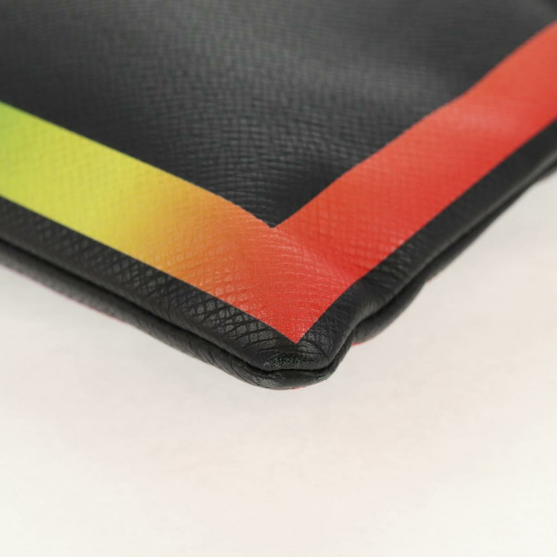 【日本直送】路易威登 Taiga 彩虹鏈條手拿包 A4 黑色 M30347 LV 正品 157880M-15