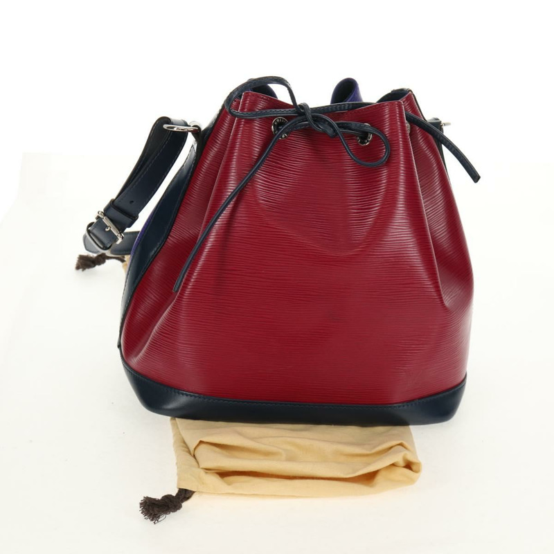 【日本直送】路易威登 Epi Petit Noe 三色肩背包 紫紅海軍藍 正品 157854V-11