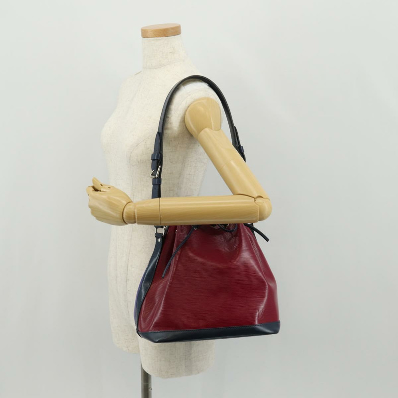 【日本直送】路易威登 Epi Petit Noe 三色肩背包 紫紅海軍藍 正品 157854V-22