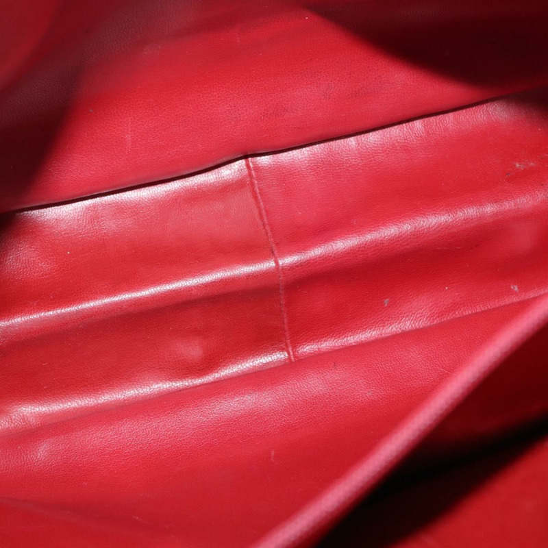 【日本直送】香奈兒魚子醬皮紅金色雙C標誌手提包 正品 BA8976-10