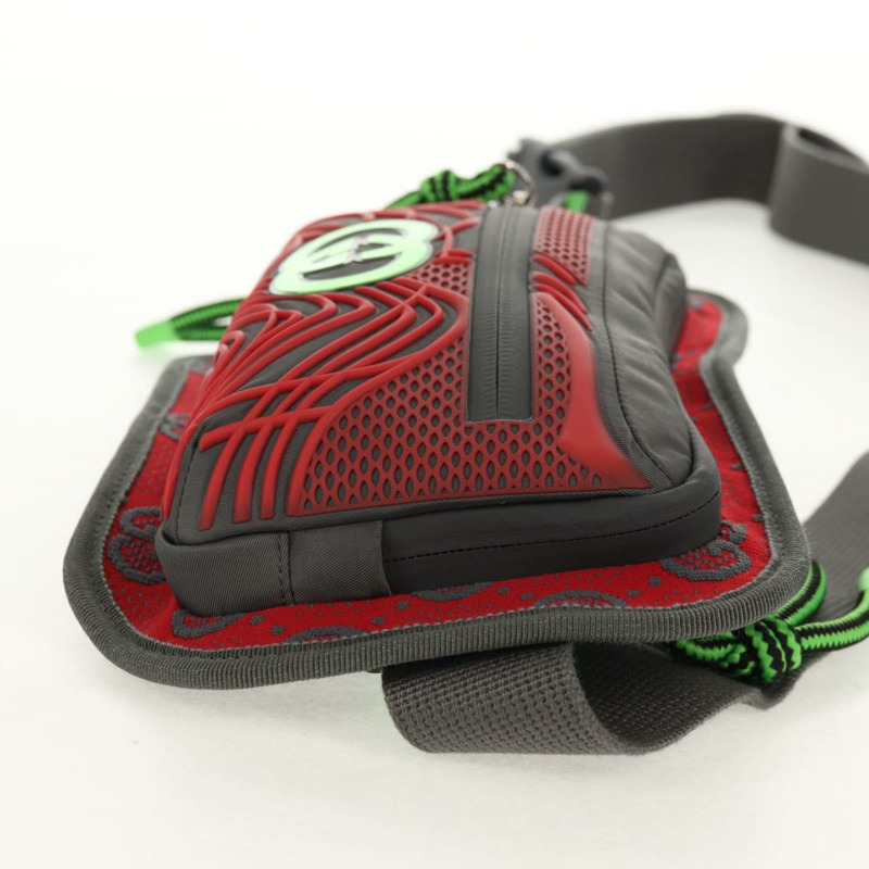 【日本直送】GUCCI GG帆布腰包 尼龍 灰色 銀色 752102 正品 BA8974V-3