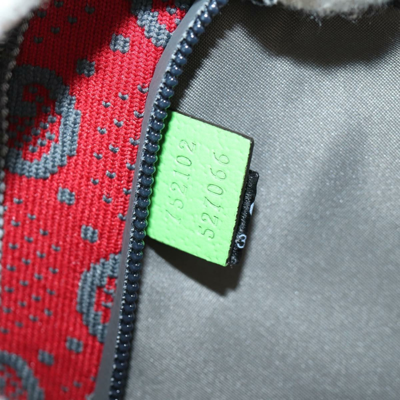 【日本直送】GUCCI GG帆布腰包 尼龍 灰色 銀色 752102 正品 BA8974V-10