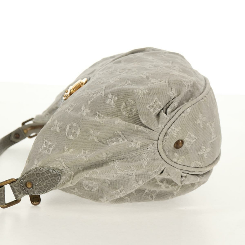 【日本直送】路易威登 Monogram 牛仔布 Slytree 肩背包 灰色 M95834 LV Auth mr1662V-3