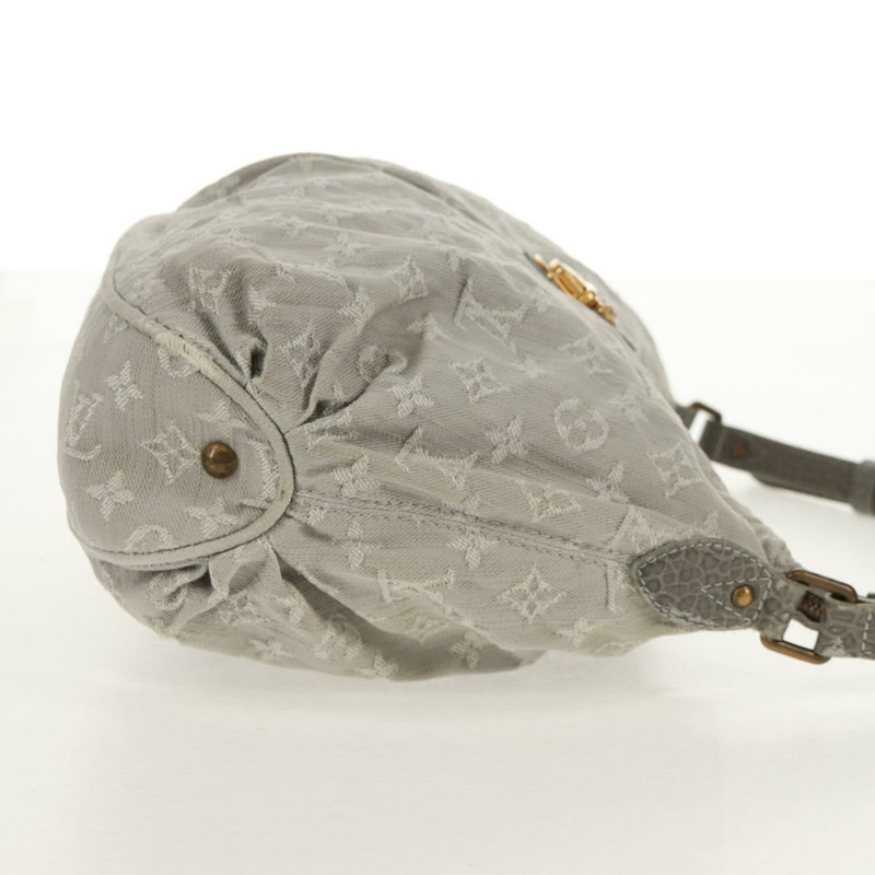 【日本直送】路易威登 Monogram 牛仔布 Slytree 肩背包 灰色 M95834 LV Auth mr1662V-4