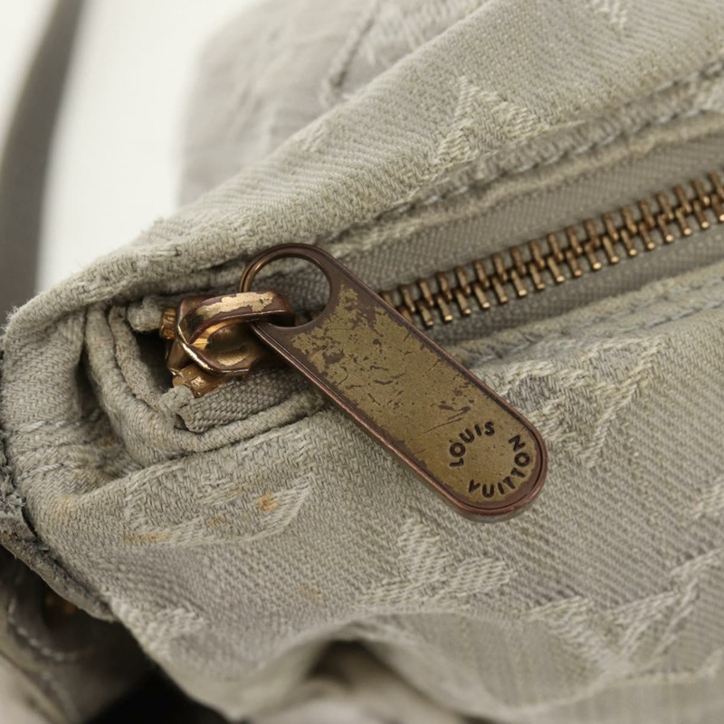 【日本直送】路易威登 Monogram 牛仔布 Slytree 肩背包 灰色 M95834 LV Auth mr1662V-8