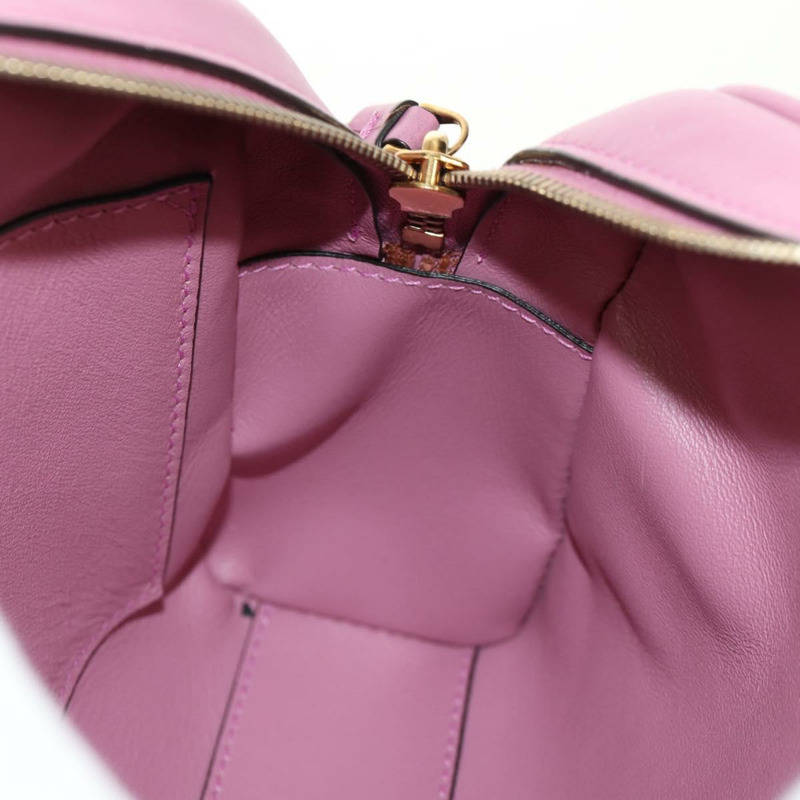 【日本直送】Salvatore Ferragamo Gancini 單肩包 皮革 粉紅色 金色 正品 BA8838V-18