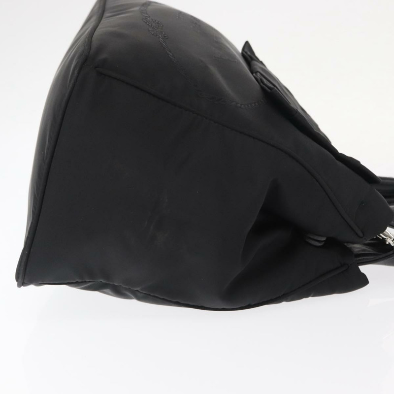 【日本直送】PRADA 尼龍手提包 2way 黑色銀色 正品 BA8835-2