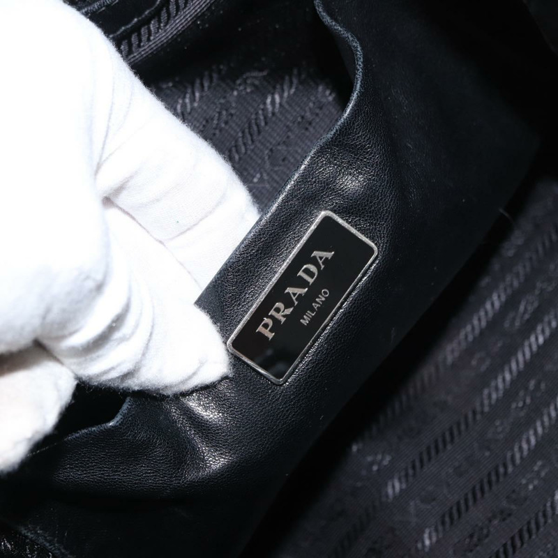【日本直送】PRADA 尼龍手提包 2way 黑色銀色 正品 BA8835-18