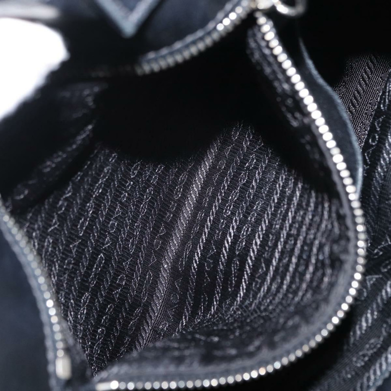 【日本直送】PRADA 尼龍手提包 2way 黑色銀色 正品 BA8835-22