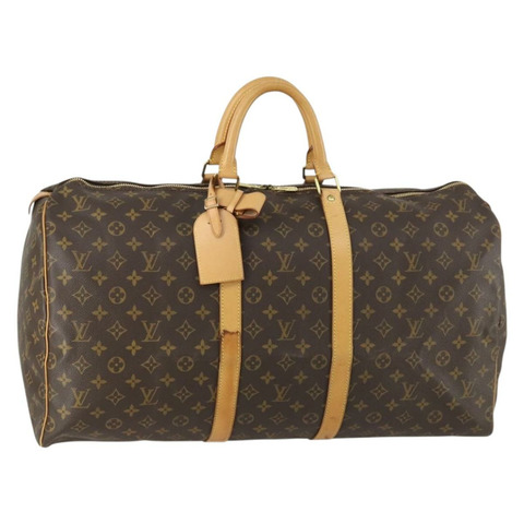 路易威登 Monogram Keepall 55 波士頓包 M41424 LV Auth BA8829