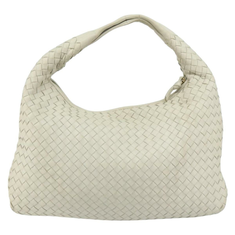 【日本直送】BOTTEGA VENETA INTRECCIATO Hobo 單肩包 白色皮革 115653 正品 ep12201-1