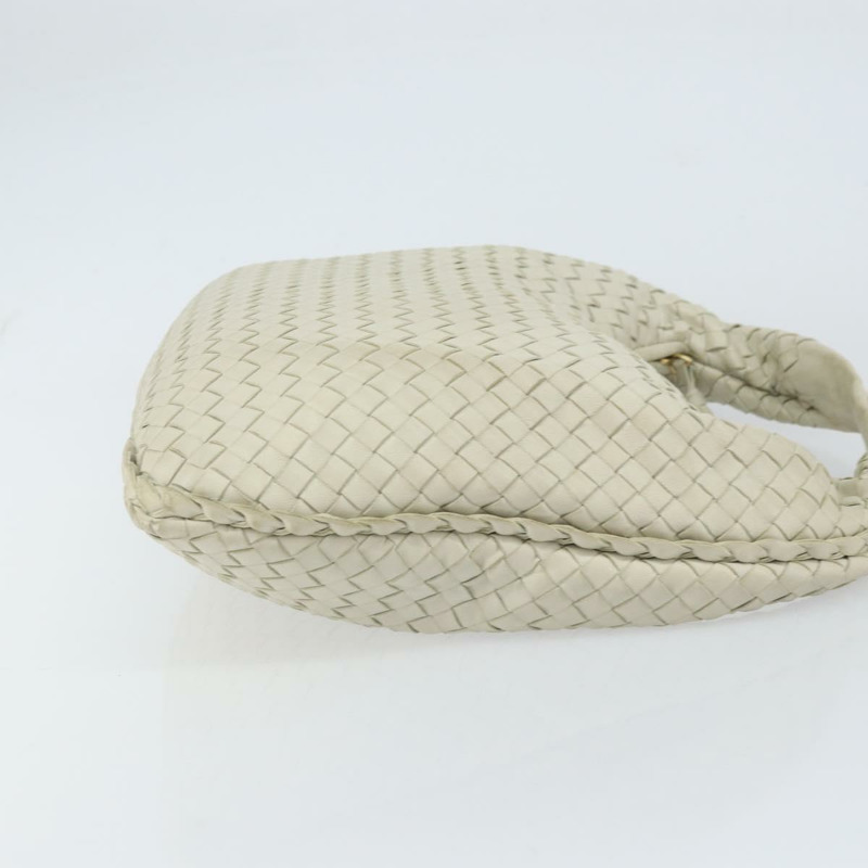 【日本直送】BOTTEGA VENETA INTRECCIATO Hobo 單肩包 白色皮革 115653 正品 ep12201-2