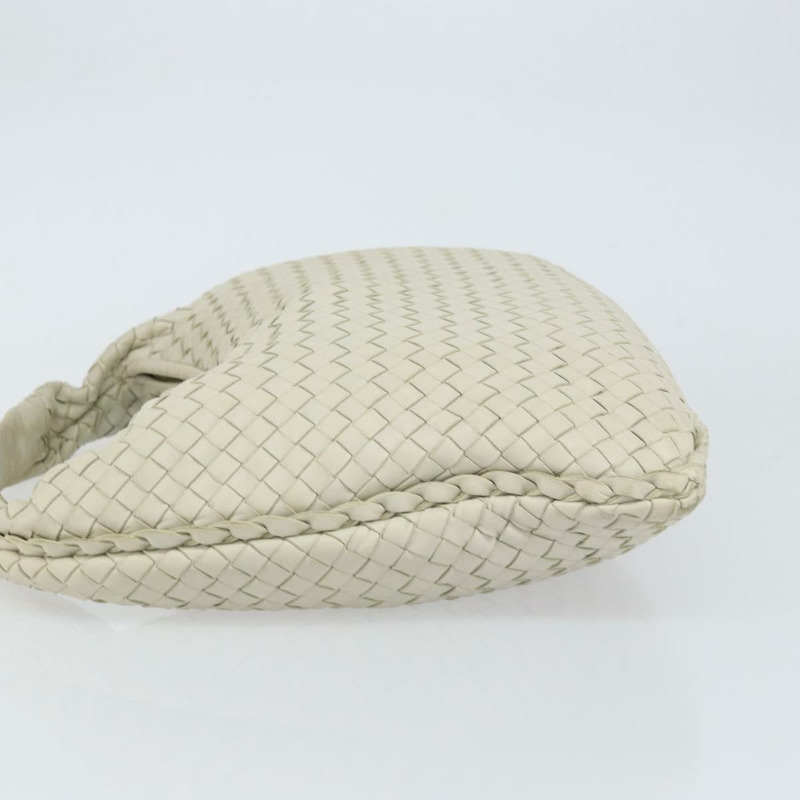 【日本直送】BOTTEGA VENETA INTRECCIATO Hobo 單肩包 白色皮革 115653 正品 ep12201-3