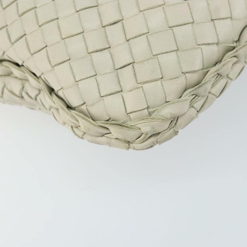 【日本直送】BOTTEGA VENETA INTRECCIATO Hobo 單肩包 白色皮革 115653 正品 ep12201-13