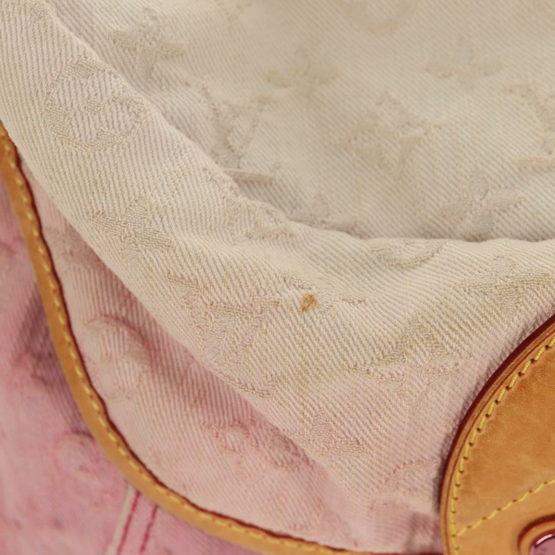 【日本直送】路易威登 Monogram Denim Sunshine 粉紅肩背包 M93183 LV Auth ep12267SAV-2