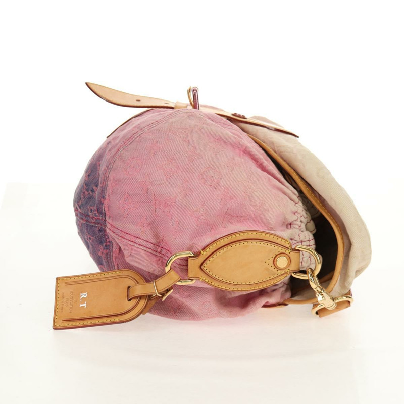【日本直送】路易威登 Monogram Denim Sunshine 粉紅肩背包 M93183 LV Auth ep12267SAV-5