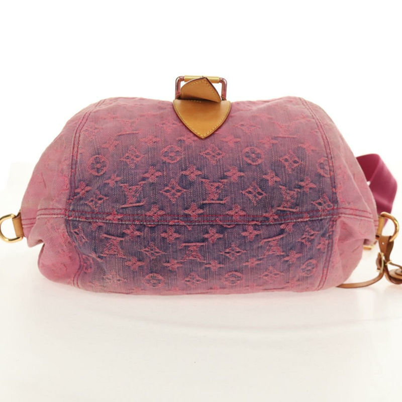 【日本直送】路易威登 Monogram Denim Sunshine 粉紅肩背包 M93183 LV Auth ep12267SAV-10