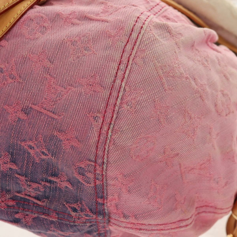 【日本直送】路易威登 Monogram Denim Sunshine 粉紅肩背包 M93183 LV Auth ep12267SAV-12