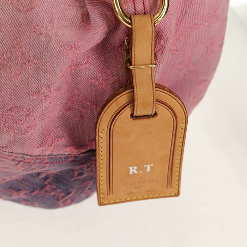 【日本直送】路易威登 Monogram Denim Sunshine 粉紅肩背包 M93183 LV Auth ep12267SAV-15