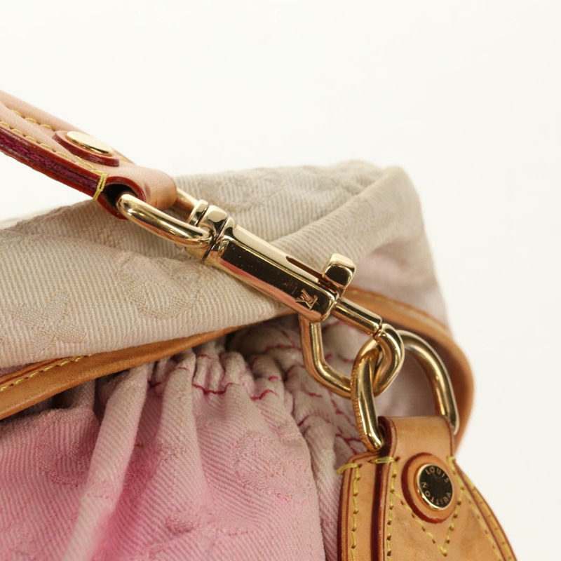 【日本直送】路易威登 Monogram Denim Sunshine 粉紅肩背包 M93183 LV Auth ep12267SAV-16