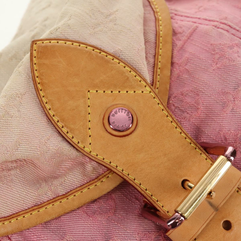 【日本直送】路易威登 Monogram Denim Sunshine 粉紅肩背包 M93183 LV Auth ep12267SAV-17