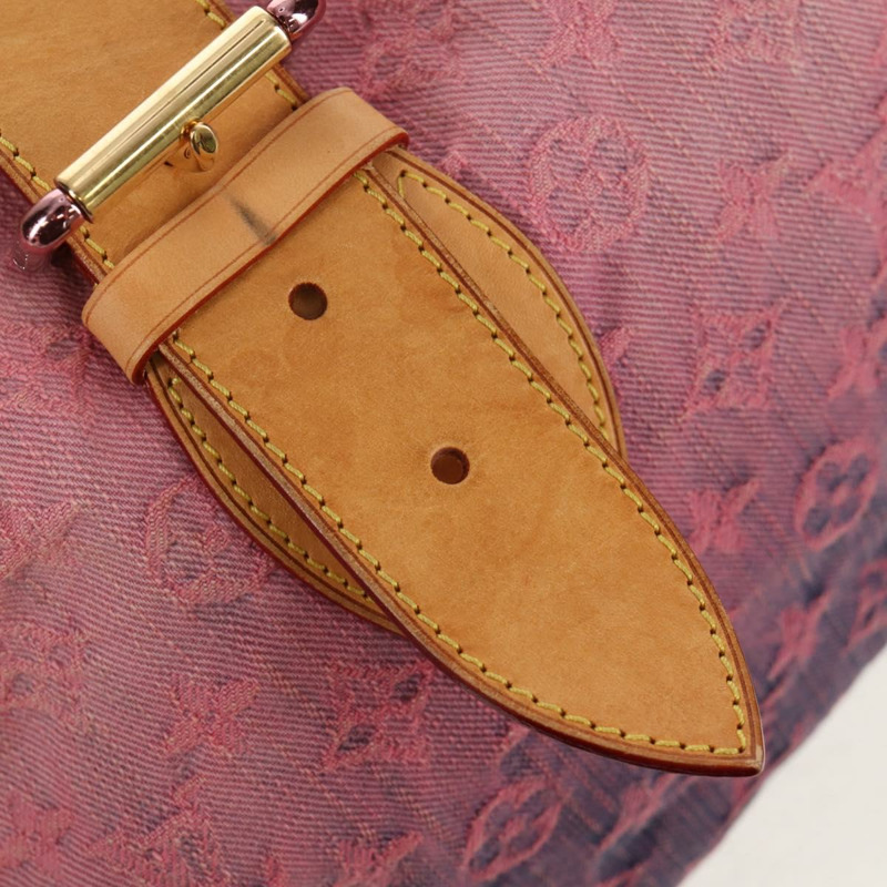 【日本直送】路易威登 Monogram Denim Sunshine 粉紅肩背包 M93183 LV Auth ep12267SAV-18