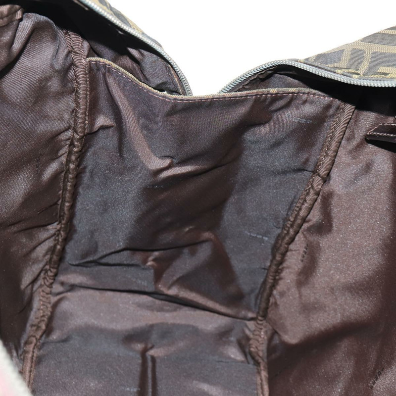 【日本直送】FENDI Zucca帆布波士頓包 黑色棕色 正品 ep12318-21