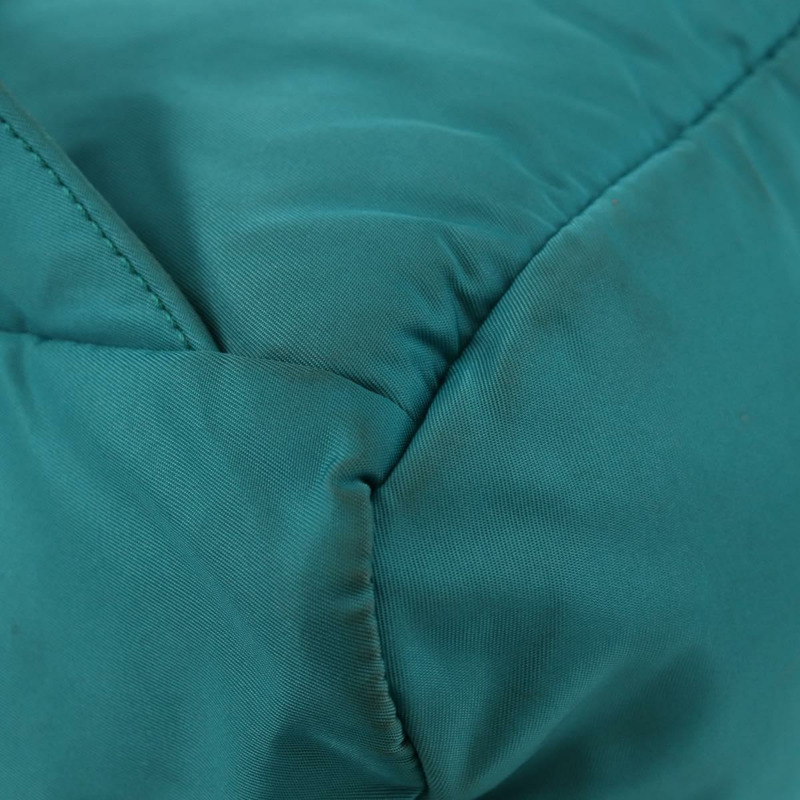 【日本直送】PRADA 雙肩包 尼龍材質 綠松石藍 銀色 正品 157362V-18