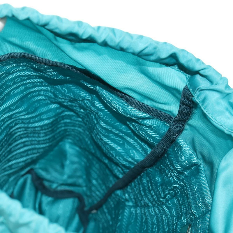 【日本直送】PRADA 雙肩包 尼龍材質 綠松石藍 銀色 正品 157362V-26