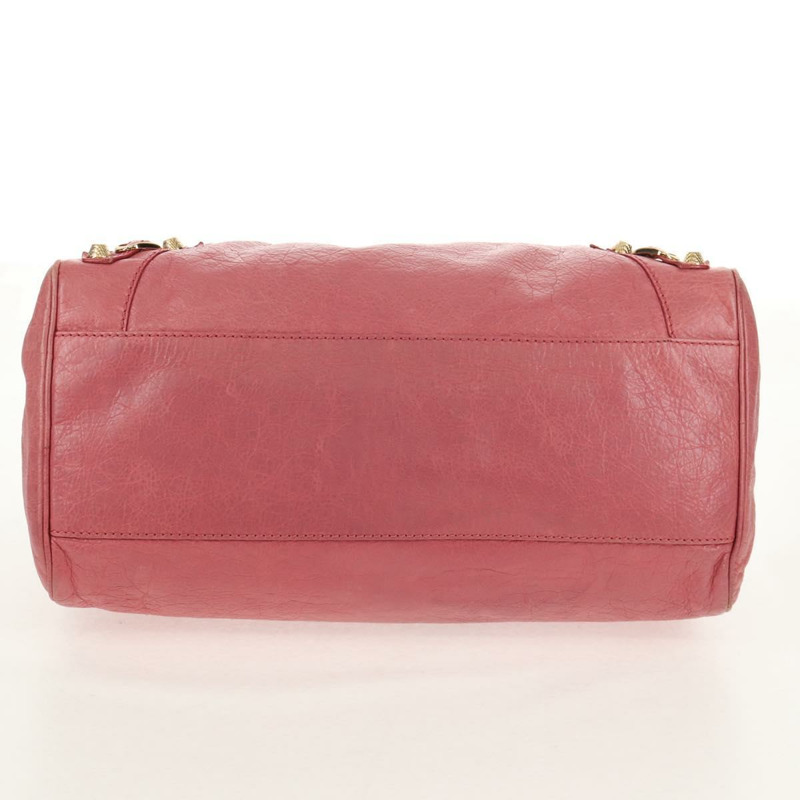 【日本直送】BALENCIAGA The Giant Part Time Bag 皮革 2way 粉金配色 282010 Auth am10100V-4
