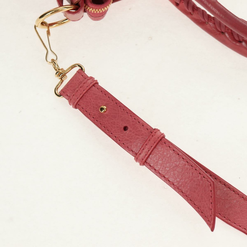 【日本直送】BALENCIAGA The Giant Part Time Bag 皮革 2way 粉金配色 282010 Auth am10100V-13