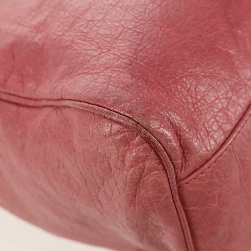 【日本直送】BALENCIAGA The Giant Part Time Bag 皮革 2way 粉金配色 282010 Auth am10100V-17