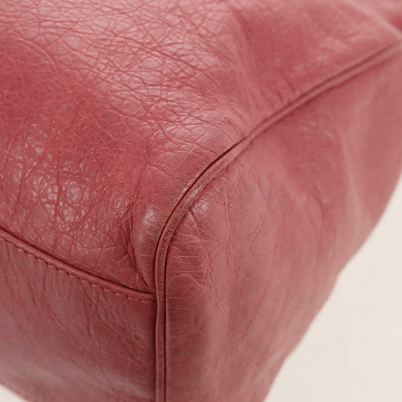 【日本直送】BALENCIAGA The Giant Part Time Bag 皮革 2way 粉金配色 282010 Auth am10100V-18