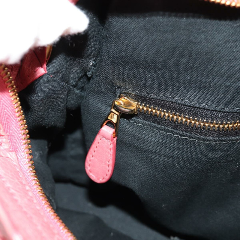 【日本直送】BALENCIAGA The Giant Part Time Bag 皮革 2way 粉金配色 282010 Auth am10100V-26