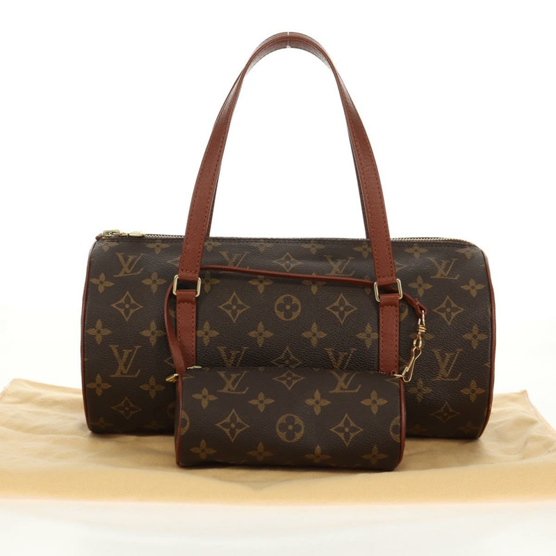 【日本直送】路易威登 Monogram Papillon 30 手提包 Vintage M51385 LV Auth am10144V-11