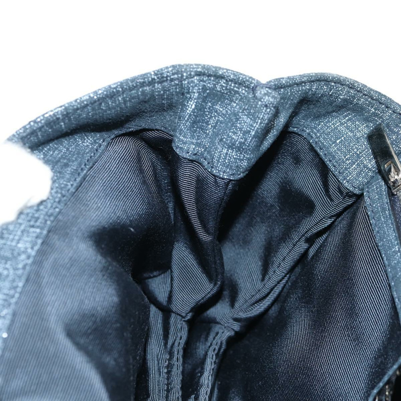 【日本直送】Salvatore Ferragamo Vala 鏈條單肩包 牛仔藍 銀色 正品 am10158V-22