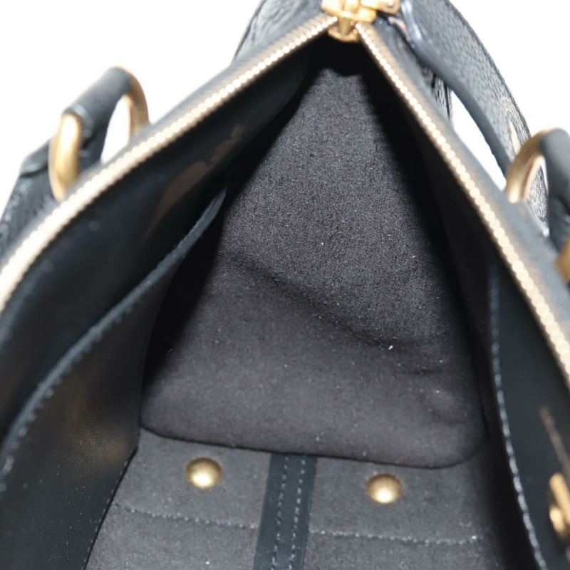 【日本直送】Salvatore Ferragamo Brianna 手提包 皮革 兩用 黑色 金色 正品 am10112V-24