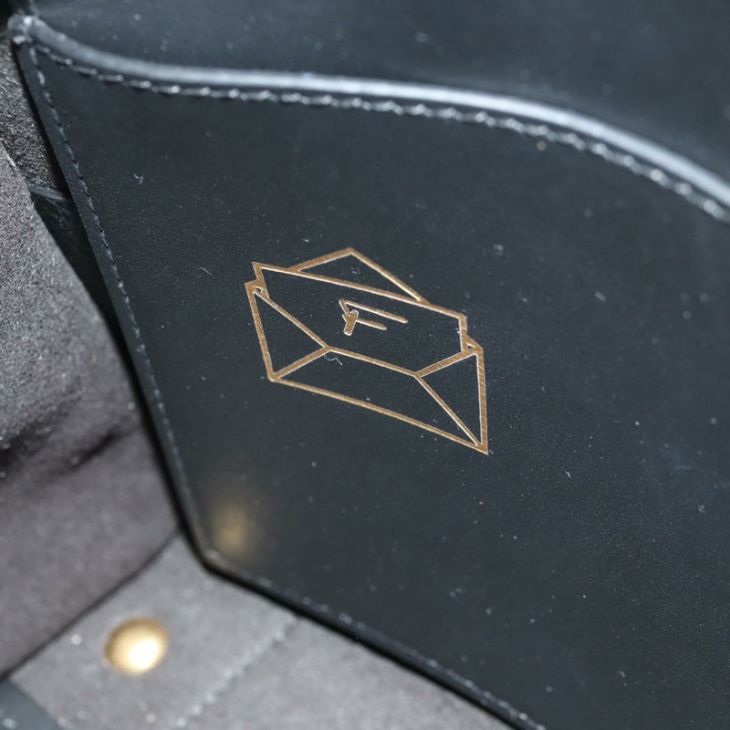 【日本直送】Salvatore Ferragamo Brianna 手提包 皮革 兩用 黑色 金色 正品 am10112V-27