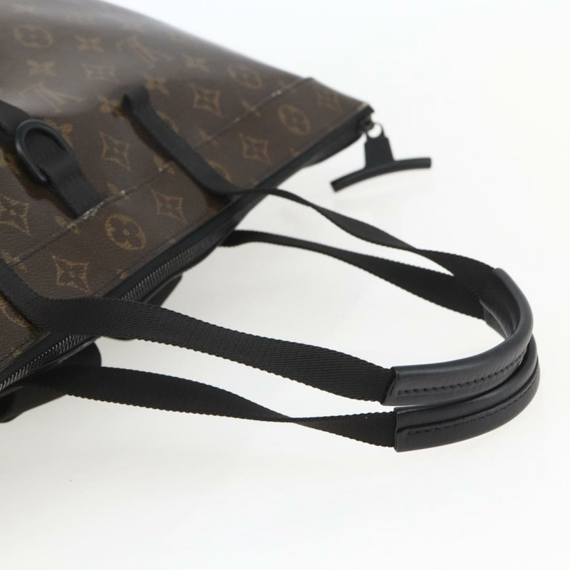 【日本直送】路易威登 Monogram Eclipse Glaze 拉鍊手提背包 M43900 LV 正品 ka965SAV-6