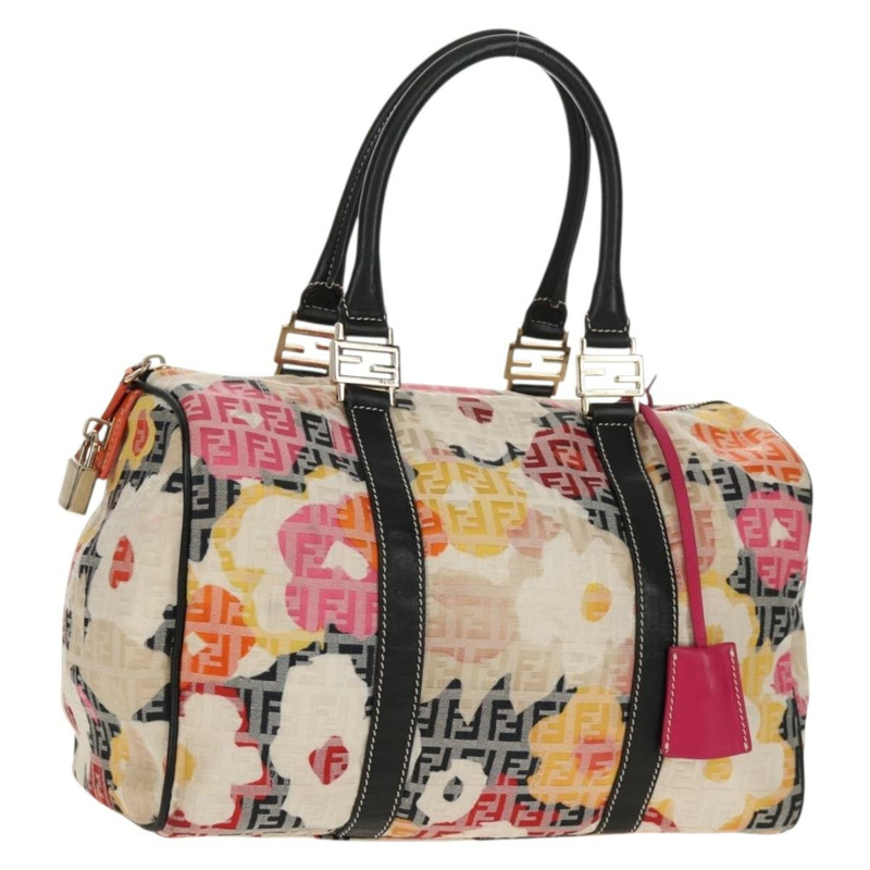 【日本直送】FENDI Zucchino帆布波士頓包 多色金色 正品 158130SAV-0
