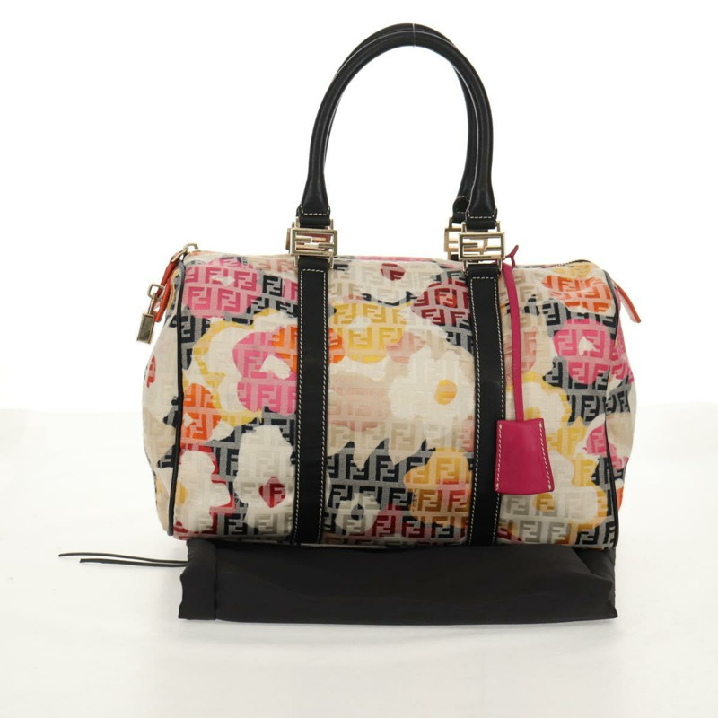 【日本直送】FENDI Zucchino帆布波士頓包 多色金色 正品 158130SAV-11