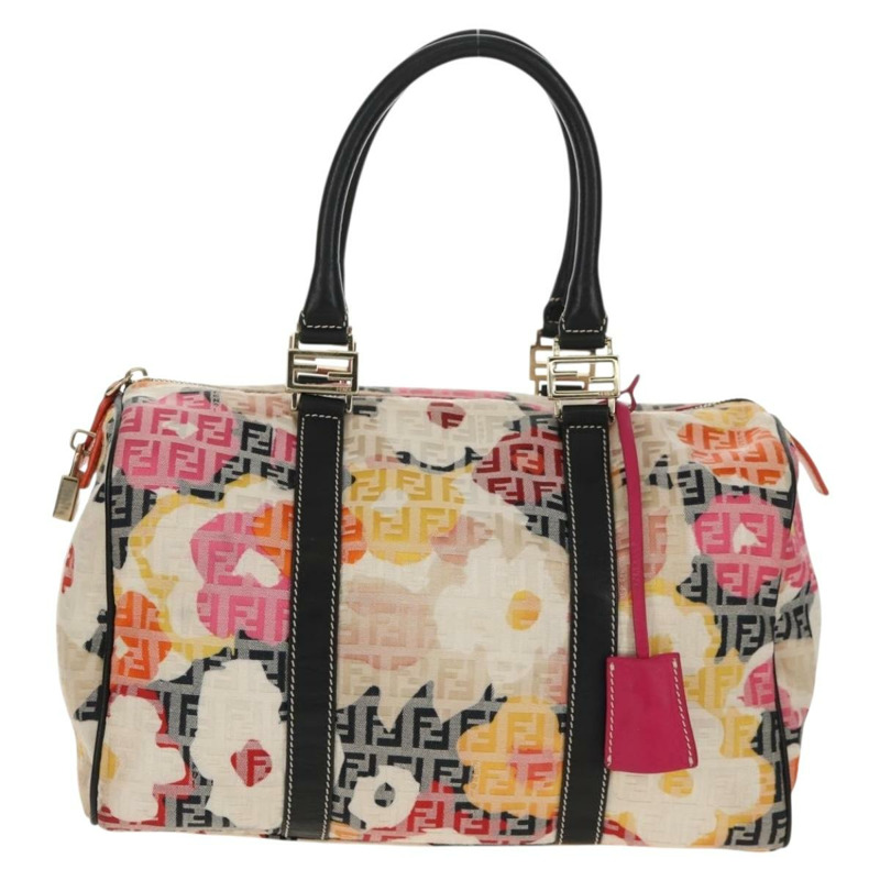 【日本直送】FENDI Zucchino帆布波士頓包 多色金色 正品 158130SAV-12