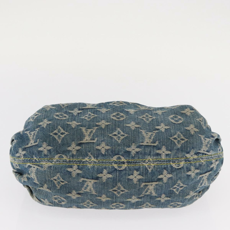 【日本直送】路易威登 Monogram Denim Preity 手提包 藍色 M95020 LV 正品 159703-4