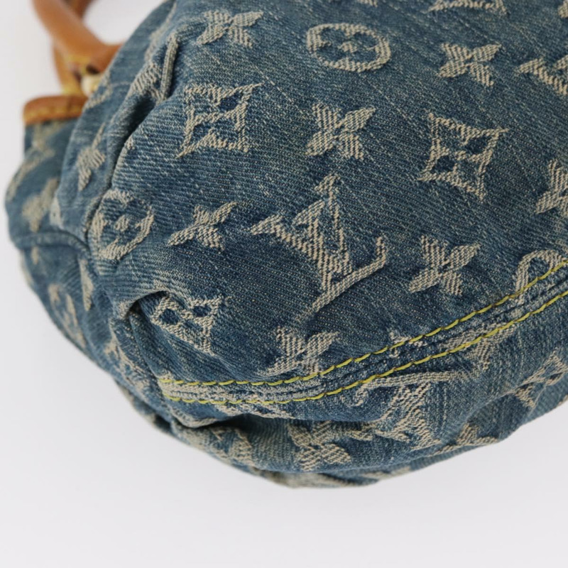 【日本直送】路易威登 Monogram Denim Preity 手提包 藍色 M95020 LV 正品 159703-8